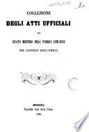 Collezione degli atti ufficiali del cessato Ministero della pubblica istruzione nel governo dell'Emilia