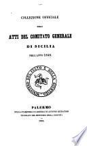 Collezione dei decreti del general parlamento di Sicilia, anno 1848