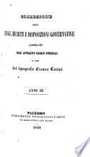 Collezione delle leggi, decreti e disposizioni governative compilate dall'avvocato Nicolò Porcelli, a cura del tipografio Franco Carini