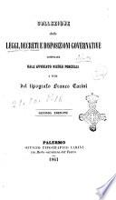 Collezione delle leggi, decreti e disposizioni governative
