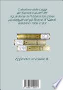 Collezione delle Leggi de’ Decreti e di altri atti riguardante la Pubblica Istruzione promulgati nel già Reame di Napoli dall’anno 1806 in poi