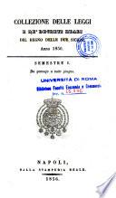 Collezione delle leggi e de' decreti reali del Regno delle Due Sicilie