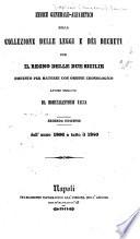 Collezione delle leggi e de'decreti reali del regno delle Due Sicilie