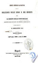 Collezione delle leggi e de' decreti reali del Regno delle Due Sicilie