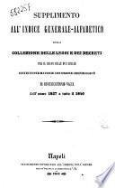 Collezione delle leggi e de' decreti reali del Regno delle Due Sicilie