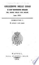 Collezione delle leggi e de'decreti reali del regno delle Due Sicilie