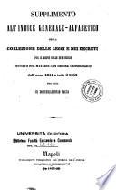 Collezione delle leggi e de' decreti reali del Regno delle Due Sicilie