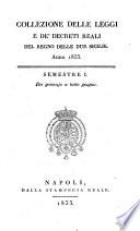 Collezione delle Leggi e de'Decreti Reali del Regno delle Due Sicilie