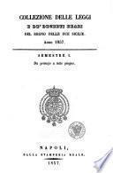 Collezione delle leggi e de' decreti reali del regno delle Due Sicilie