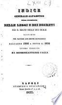 Collezione delle leggi e de' decreti reali del Regno delle Due Sicilie
