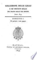 Collezione delle Leggi e de'Decreti Reali del Regno delle Due Sicilie