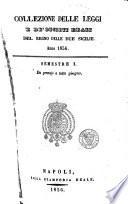 Collezione delle leggi e de' decreti reali del regno delle Due Sicilie
