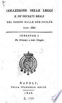 Collezione delle leggi e decreti emanati nelle provincie continentali dell'Italia meridionale