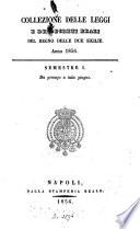 Collezione delle leggi e decreti emanati nelle provincie continentali dell'Italia meridionale
