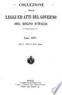 Collezione delle leggi ed atti del governo del regno d'Italia