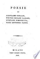 Collezione delle migliori opere scritte in dialetto milanese. Volume 1. [-12.!