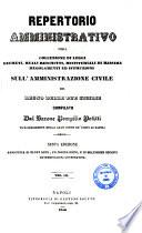 *Collezione di leggi, decreti, reali rescritti, ministeriali, regolamenti ed istruzioni sull'amministrazione civile del regno delle Due Sicilie. -