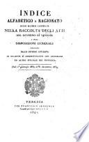 Collezione Di Leggi E Regolamenti Pubblicati Dall'Imp. Regio Governo Delle Provincie Venete (dal - di 8 Novembre 1813)