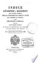 Collezione Di Leggi E Regolamenti Pubblicati Dall' Imp. Regio Governo Delle Provincie Venete