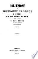 Collezione sei romanzi storici e poetici di Walter Scott