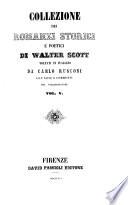 Collezione sei romanzi storici e poetici di Walter Scott