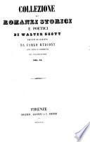 Collezione sei romanzi storici e poetici di Walter Scott