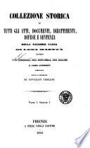 Collezione storica di tutti gli atti