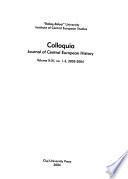 Colloquia
