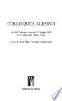 Colloquio alesino