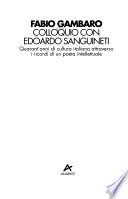 Colloquio con Edoardo Sanguineti