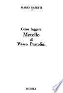 Come leggere Metello di Vasco Pratolini