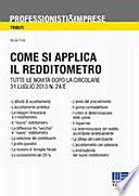 Come si applica  il redditometro