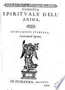 Comedia spiritvale dell'anima