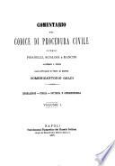 *Comentario del codice di procedura civile del Regno d'Italia