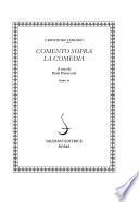 Comento sopra la Comedia