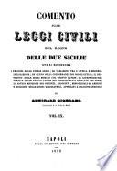 Comento sulle leggi civili del regno delle due Sicilie