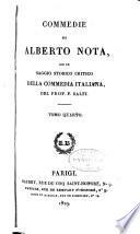 Commedie, con un Saggio storico critico della commedia italiana del F. Salfi