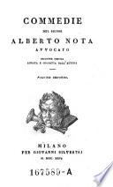 Commedie Del Signor Alberto Nota Avvocato