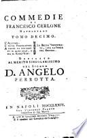 Commedie di Francesco Cerlone napolitano. Tomo 1. [-10.]