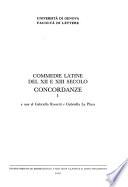 Commedie latine del XII [i.e. dodicesimo] e XIII [i.e. tredicesimo] secolo