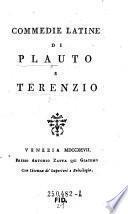 Commedie latine di Plauto e Terenzio