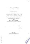Commemorazione del conte Pompeo Litta Biumi letta il giorno 7 d'agosto 1874 nella sala del R. Istituto Lombardo di scienze e lettere ...
