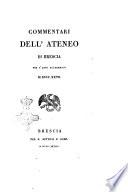 Commentari dell'Ateneo di Brescia per l'anno ...