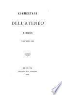 Commentari dell'Ateneo di Brescia per l'anno ...
