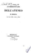 Commentari dell‛Ateneo di Brescia