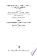 Commentaria et lexica graeca in papyris reperta (CLGP)