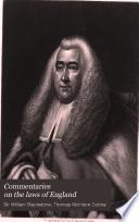 Commentaries on the Laws of England