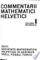 Commentarii Mathematici Helvetici