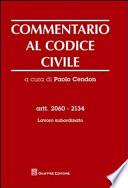Commentario al codice civile. Artt. 2060-2134: Lavoro subordinato