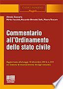 Commentario all'ordinamento dello stato civile